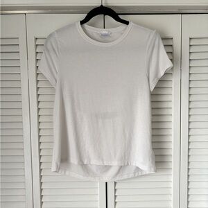 Athleta white workout tshirt. XS.